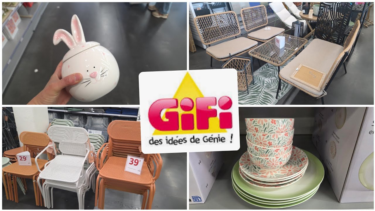 ARRIVAGE GIFI  - 9 Mars 2026 - Jardin et Pâques 