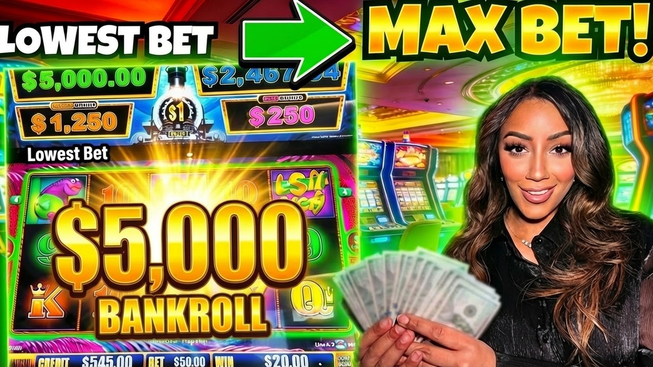Will Fortune Be On Our Side? Lowest Bet FLIPS To MAX BET On Every Slot!