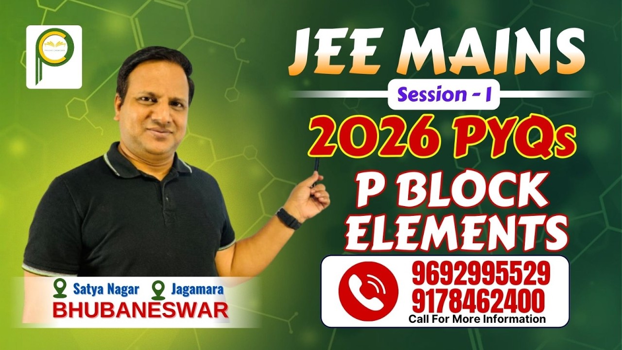 13. JEE MAINS PYQ-26 | P Block Elements | Session-1 | Class-11/ NEET/ JEE || Pravat Chemistry