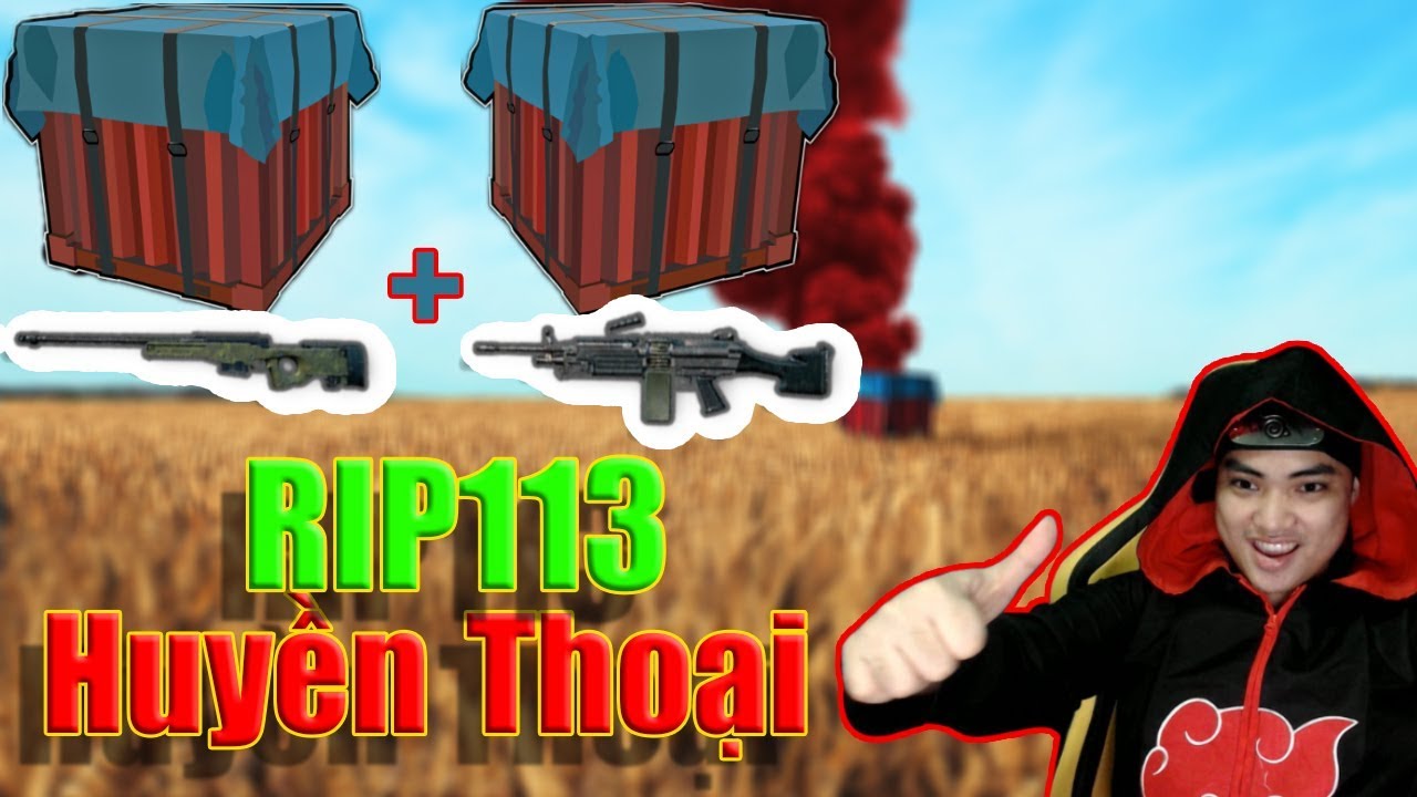 RIP113 PUBG | 2 Airdrop AWM + M249 Mình Rip Cân Hết | Mũ 3 Cũng Nát