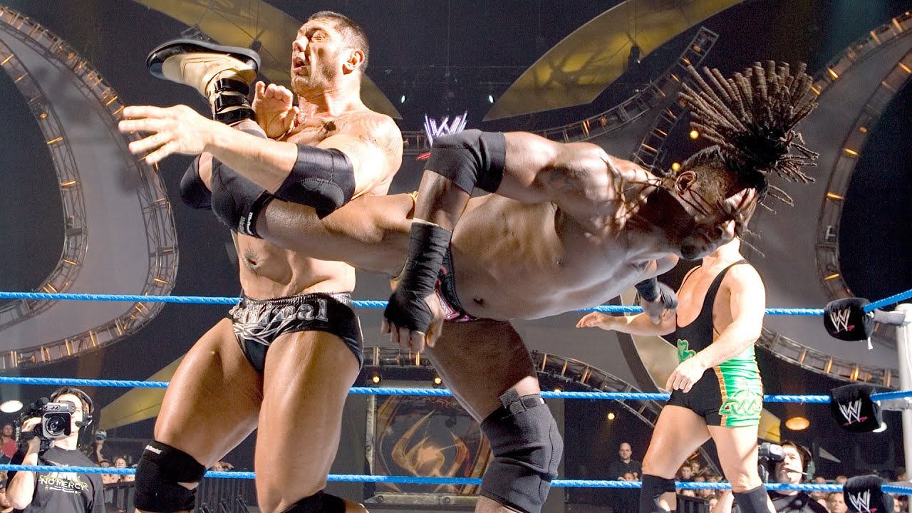 Batista vs Finlay vs Bobby Lashley vs King Booker No Mercy 2006 Highlights