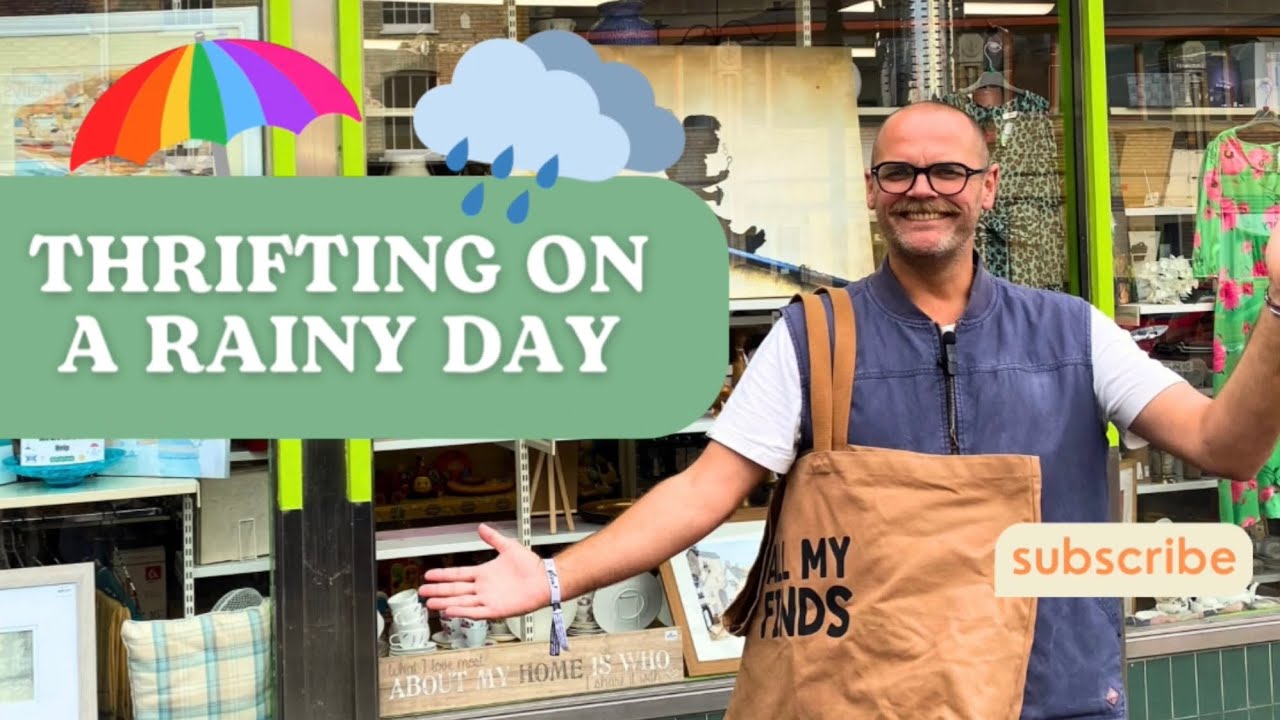 🇬🇧 THRIFTING ON A RAINY DAY | Royston UK #goodwill #vintage #charityshops #salvo #opshop #thrifting