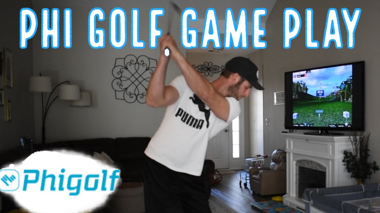 Phi Golf Game Play | 9 Holes at Home Simulator Golf