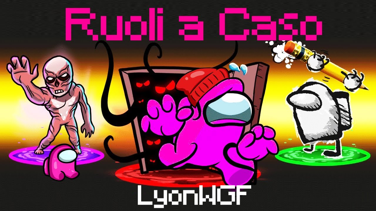 AMONG US MA CON 4 NUOVI RUOLI A CASO!!