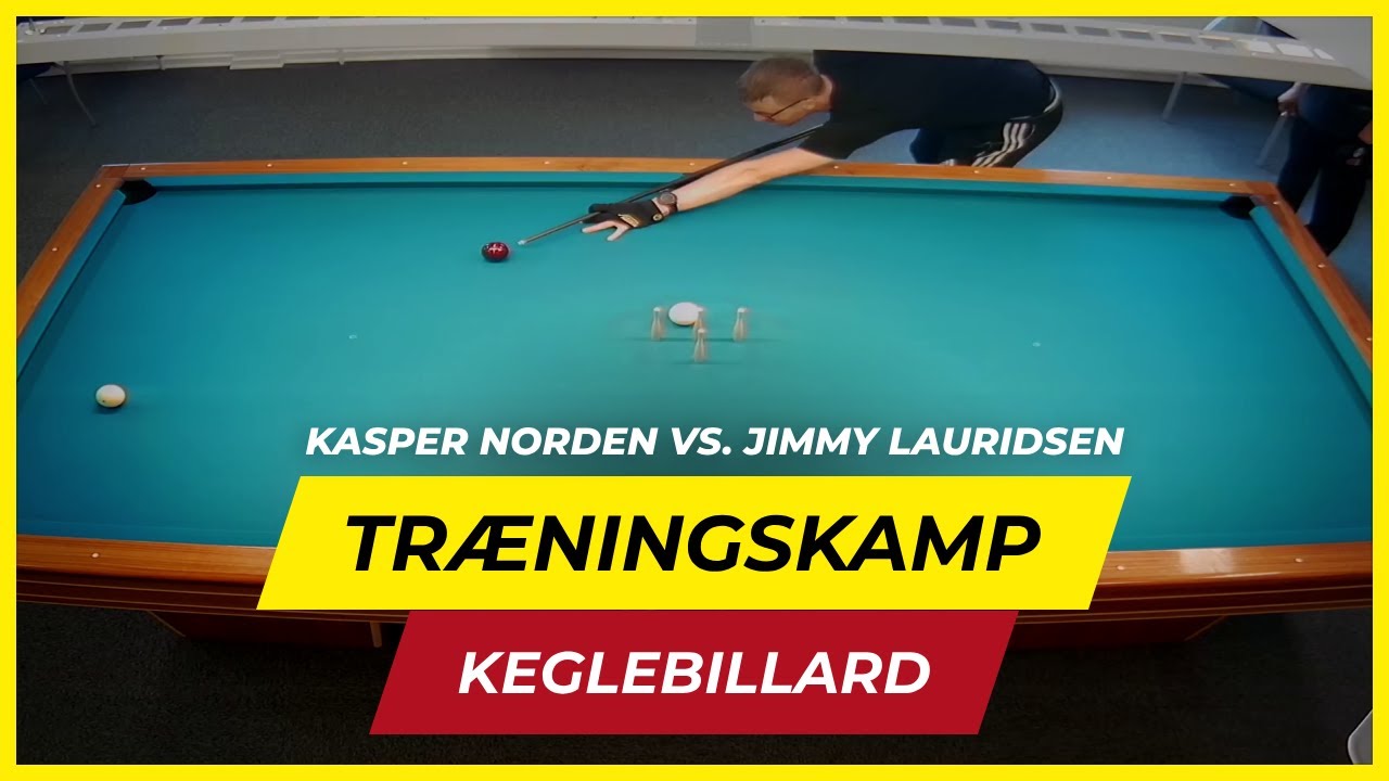 Keglebillard - Sommertræning 2025 - Træningskamp: Kasper Norden vs. Jimmy Lauridsen (3. Maj 2025)