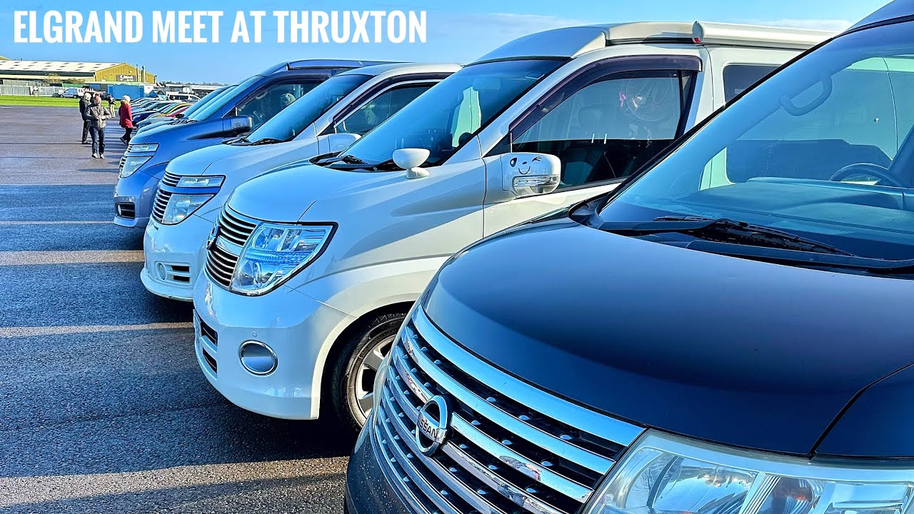Elgrand OC Meet up at Thruxton | Elgrand conversions | Elgrand campers | Elgrand owners