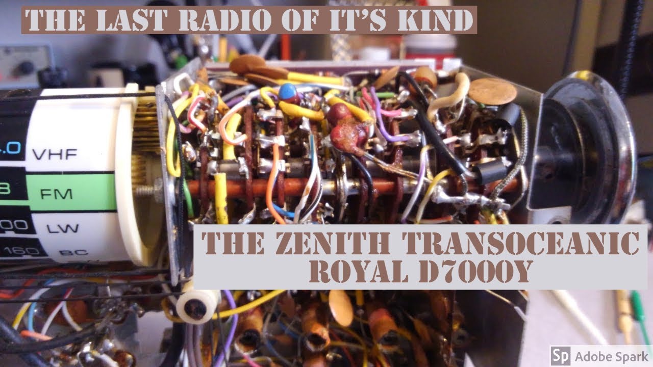 The end of an era  -  Repairing the Zenith Transoceanic Royal D7000Y radio