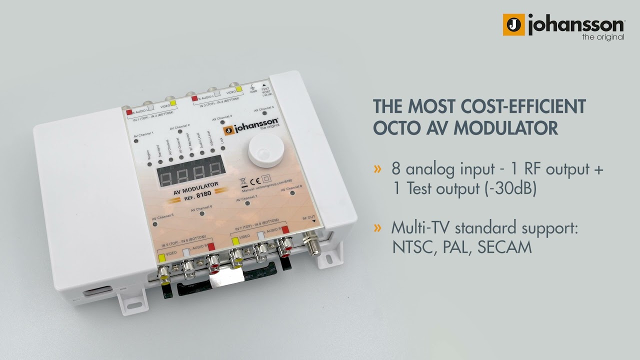 OCTO AV MODULATOR - Johansson (REF. 8180)