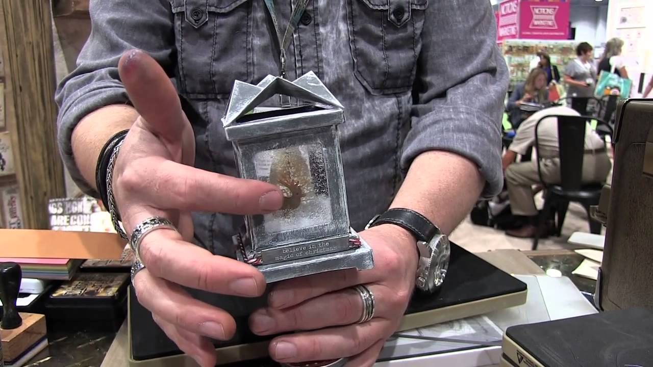Tim Holtz at Sizzix - 3D Luminary Die - CHA Summer 2013
