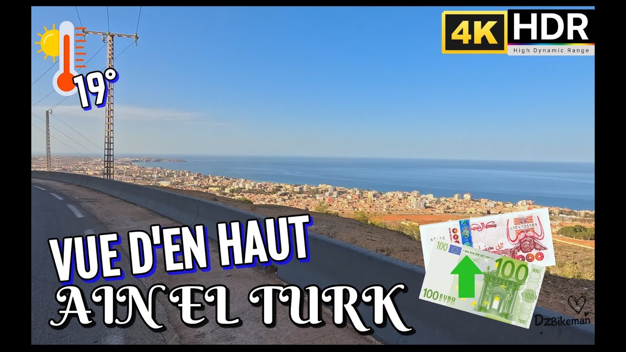 Aïn El Turk à vélo : découverte d’un joyau de la côte oranaise 19°🌞Euro 250DA #266  #oran #dz #وهران