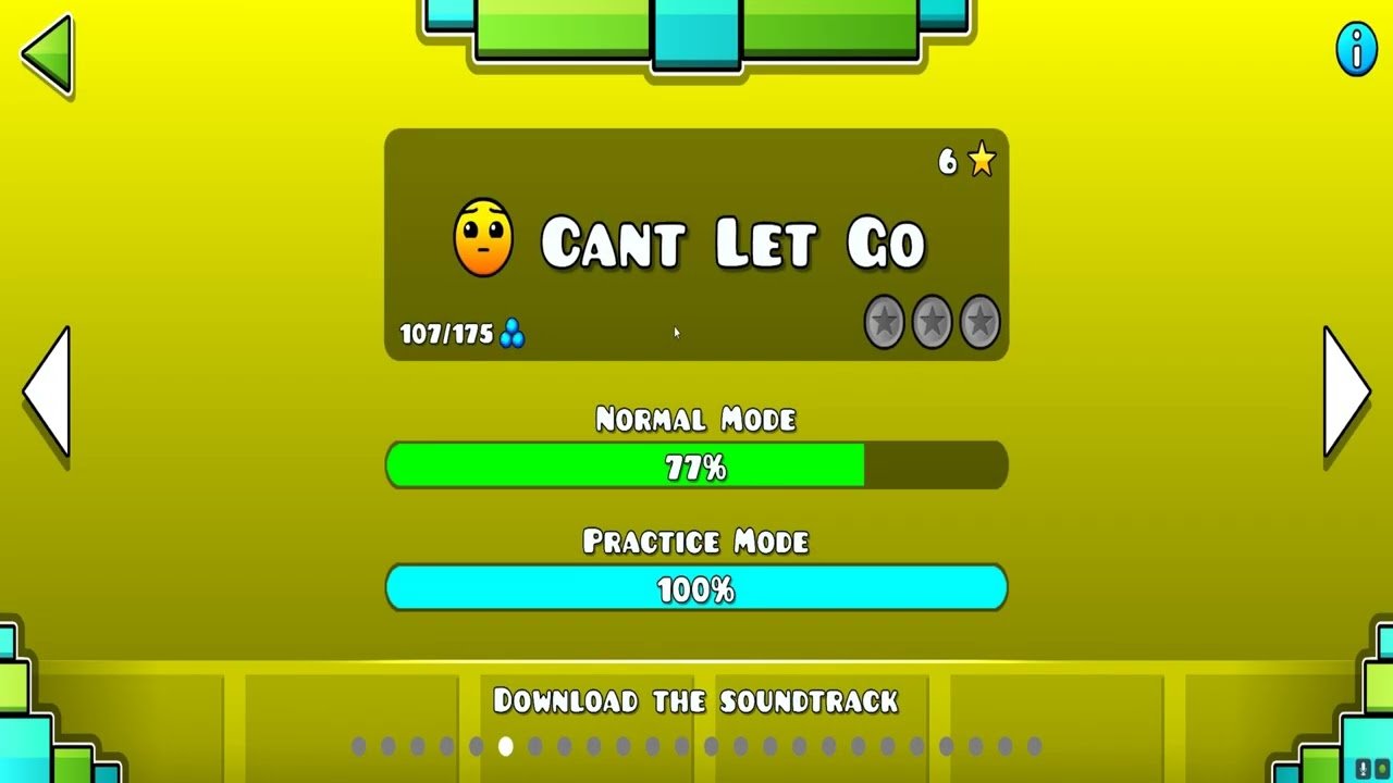 passei cant let go de geometry dash