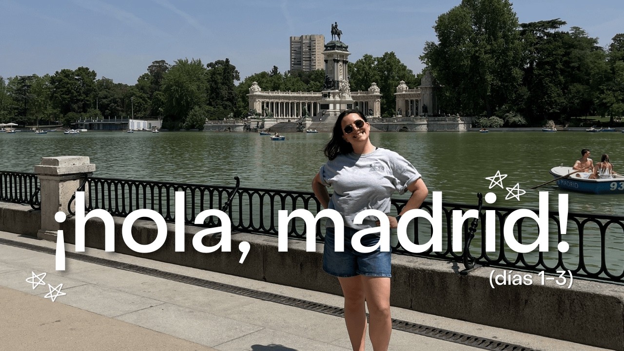 mis primeros 3 días en madrid | reencuentros, primark, y la primera paella del viaje (travel vlog)