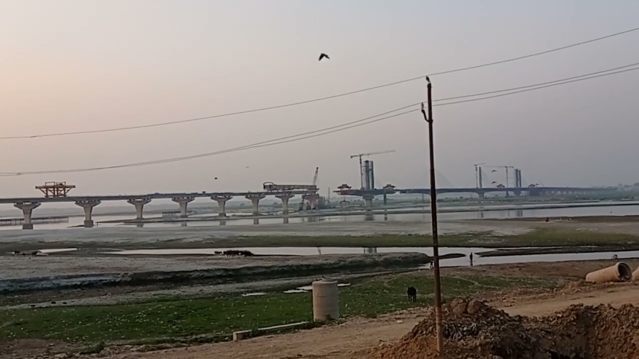 Prayagraj Six lane Bridge update 2026 (latest update ) # sp singla constructions 