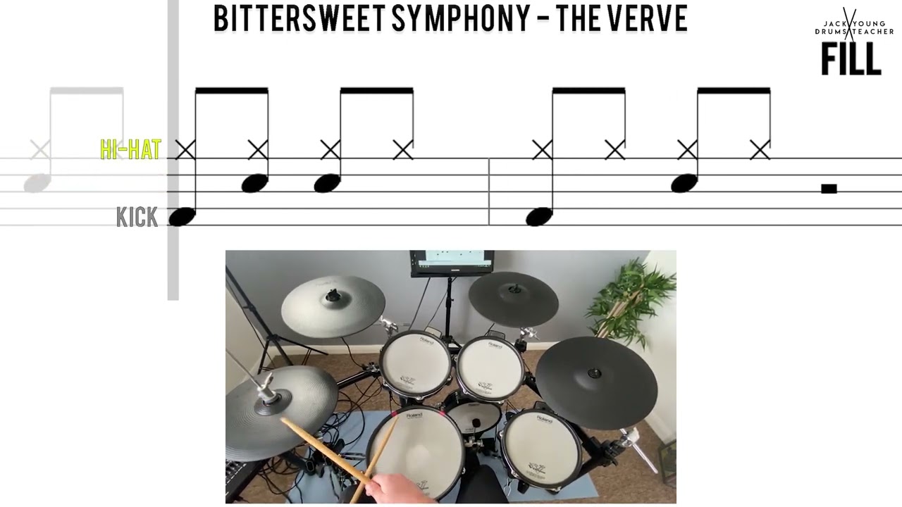 How to Play 🥁   Bittersweet Symphony  The Verve