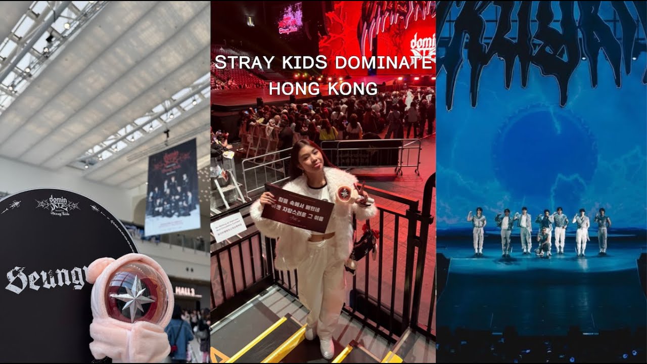 [Stay Vlog] Stray Kids DominATE Hong Kong ᯓ★ GRWM | MERCH HAUL | CONCERT
