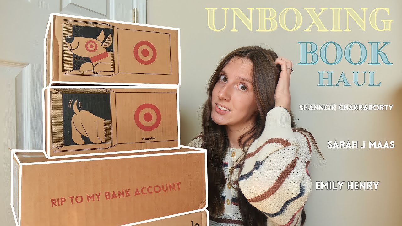 My biggest book haul unboxing | 12 new target books!!
