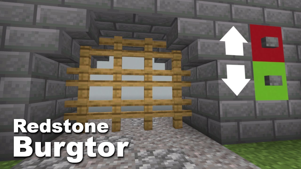 Minecraft: Wie man ein funktionierendes Burgtor baut [einfach]