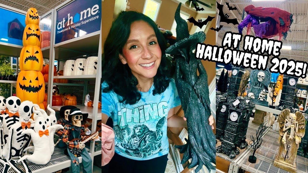 AT HOME HALLOWEEN 2025!🎃 + Cracker Barrel Tree Witch Unboxing & Haul!🧙🏼‍♀️