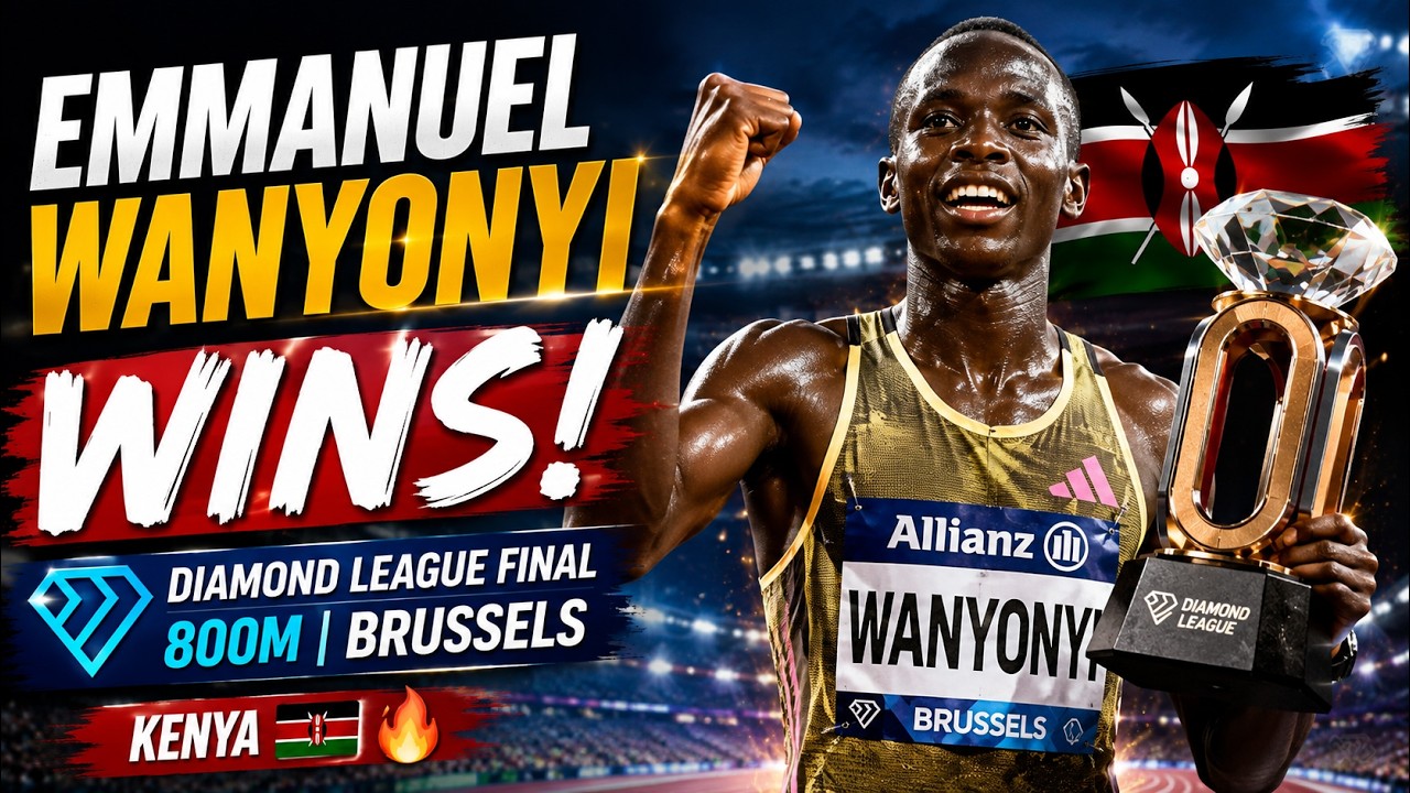Emmanuel Wanyonyi WINS Diamond League Final 800m in Brussels! 🇰🇪🔥 (Updated)