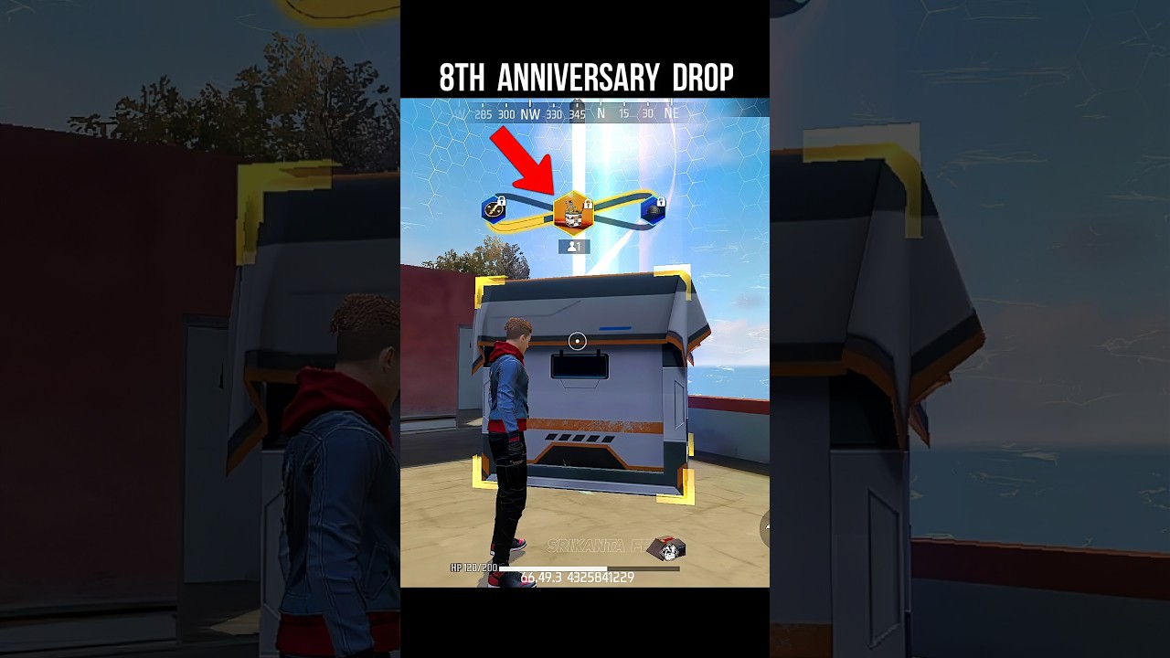 8th Anniversary Airdrop 🔥 Free Fire New Infinite Airdrop Loot #srikantaff