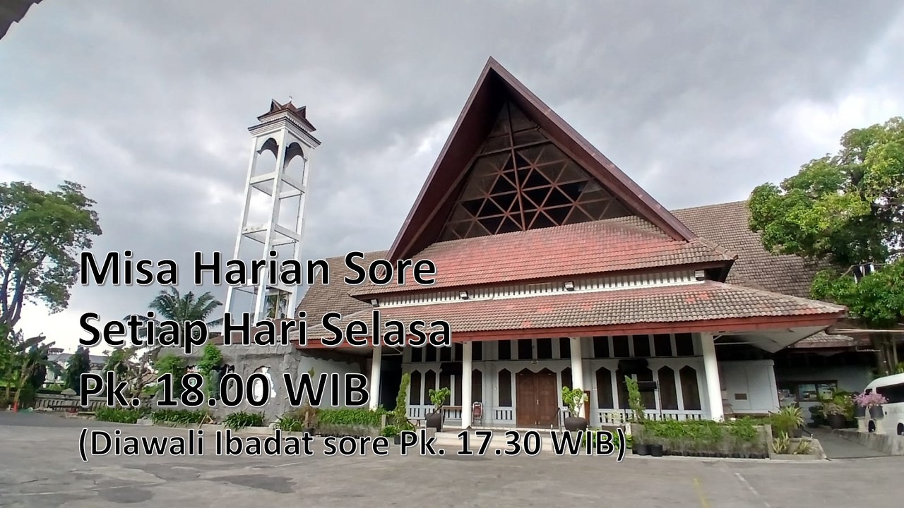 Misa Harian Sore | Selasa Pekan Prapaskah III | 10 Maret 2026 (Diawali Ibadat Sore | 17.30 WIB