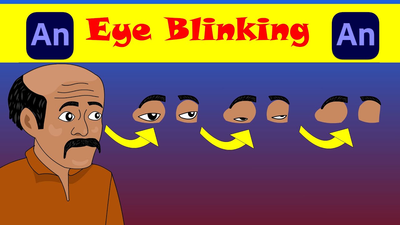 The BEST Adobe Animate CC Trick for REALISTIC Eye Blink। Adobe Animate CC me eye blink kaise karen