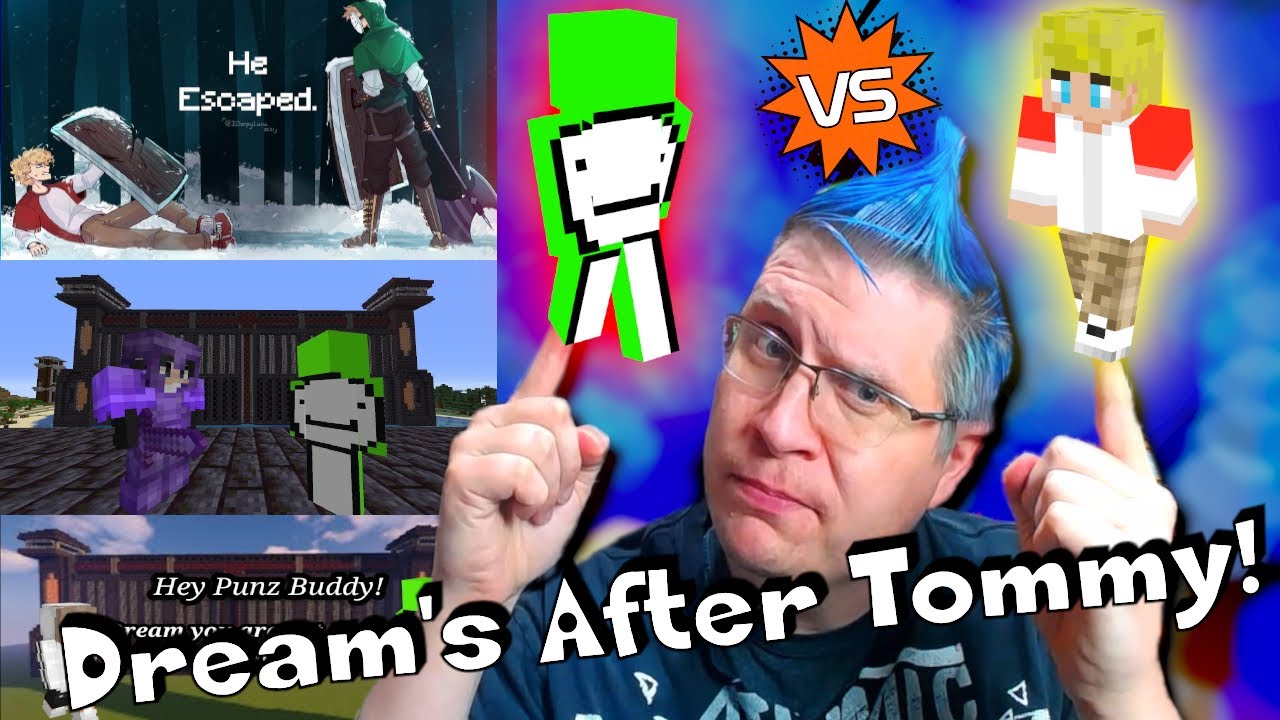 TommyInnit: Dream Escapes Prison REACTION! Tommy, Punz, & Sapnap's POVs are WILD...