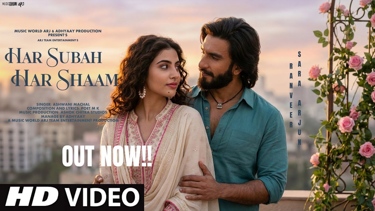 New Song 2026 | New Hindi Song | Har Subha Har Shaam | Ranveer Singh | Sara | Romantic Song | Video
