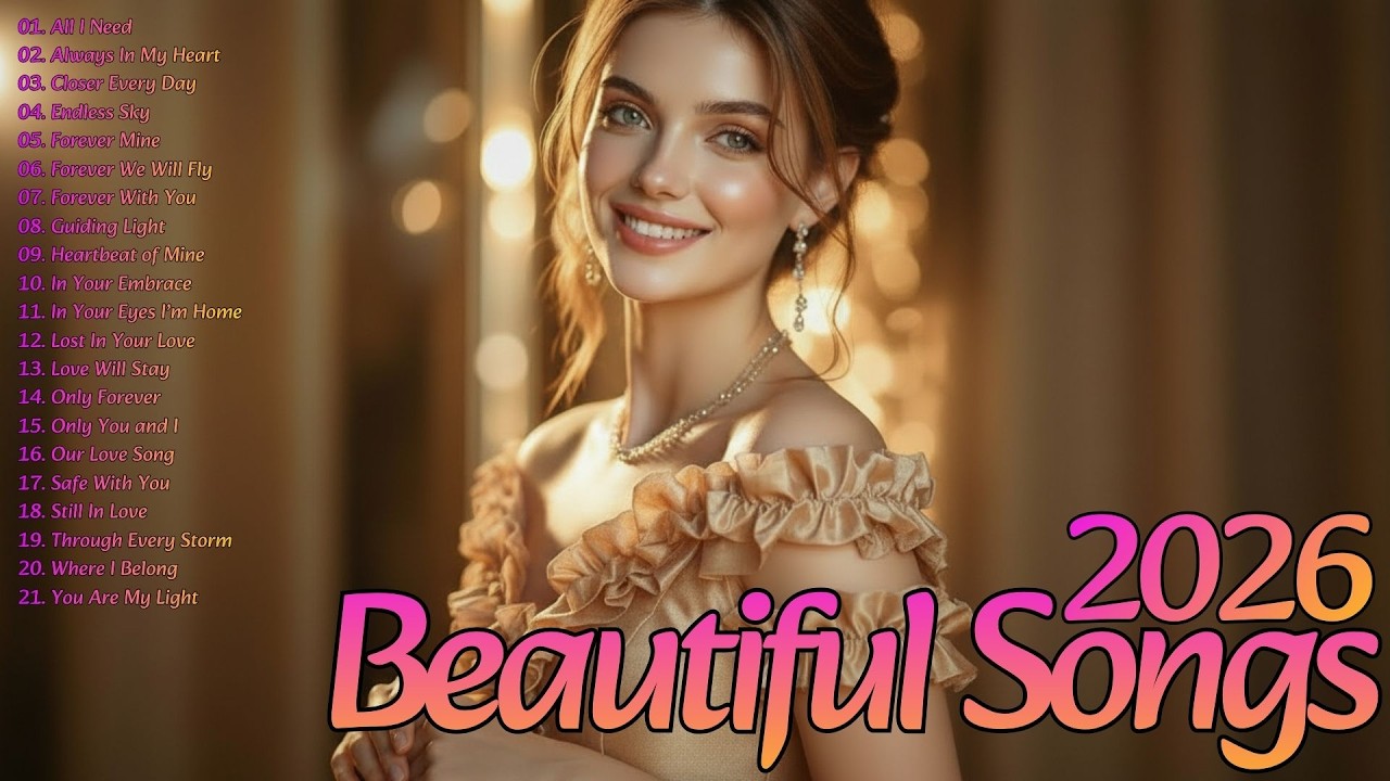 Romantic Songs 2026 🌙 Elegant Love Playlist – Soft, Delicate & Heartfelt Tunes