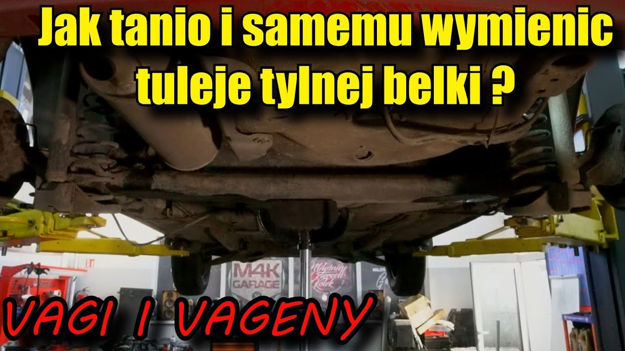 Jak tanio i samemu wymienic tuleje tylnej belki ? Golf Skoda Audi. I inne VAGENY