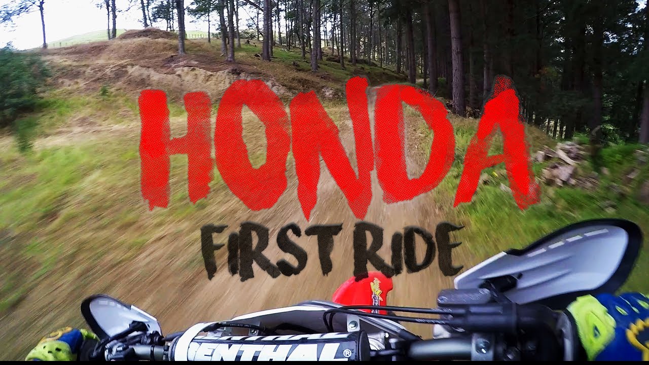 HONDA CRF250R FIRST RIDE