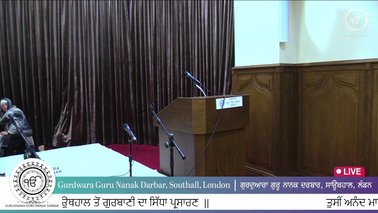 LIVE Gurdwara Guru Nanak Darbar Southall London UK
