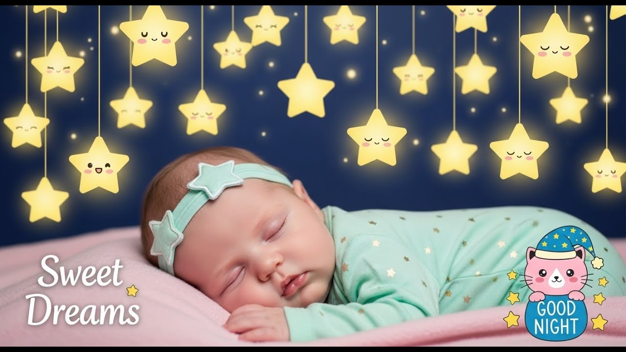 Sleep Music for Babies 💤 Bedtime Routine with Mozart & Brahms 💤 Sleep Instantly