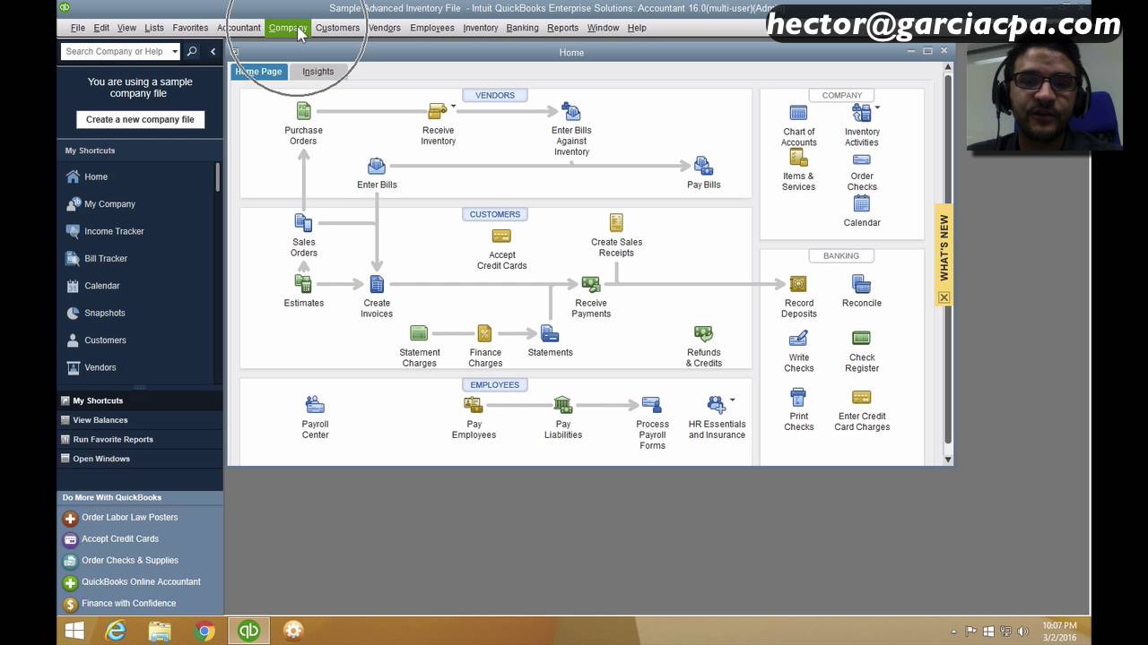 QuickBooks Enteprise: User Permissions / Access Restrictions