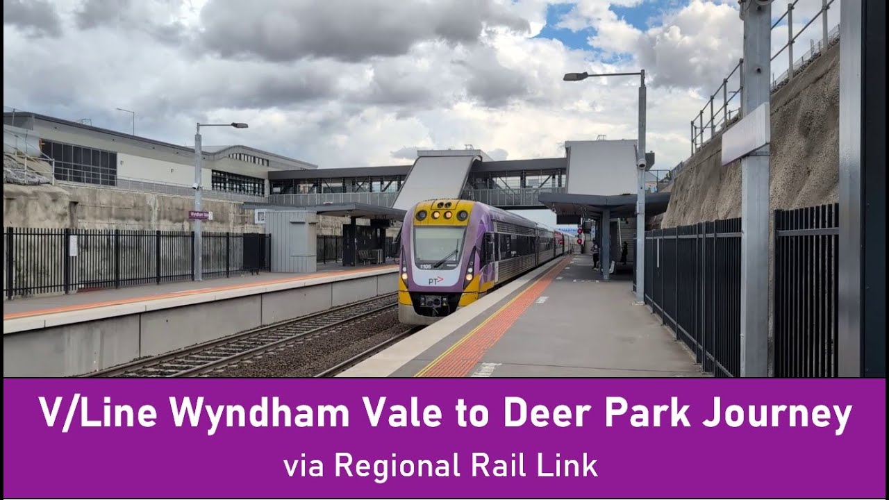 V/Line Wyndham Vale to Deer Park Journey (Regional Rail Link)