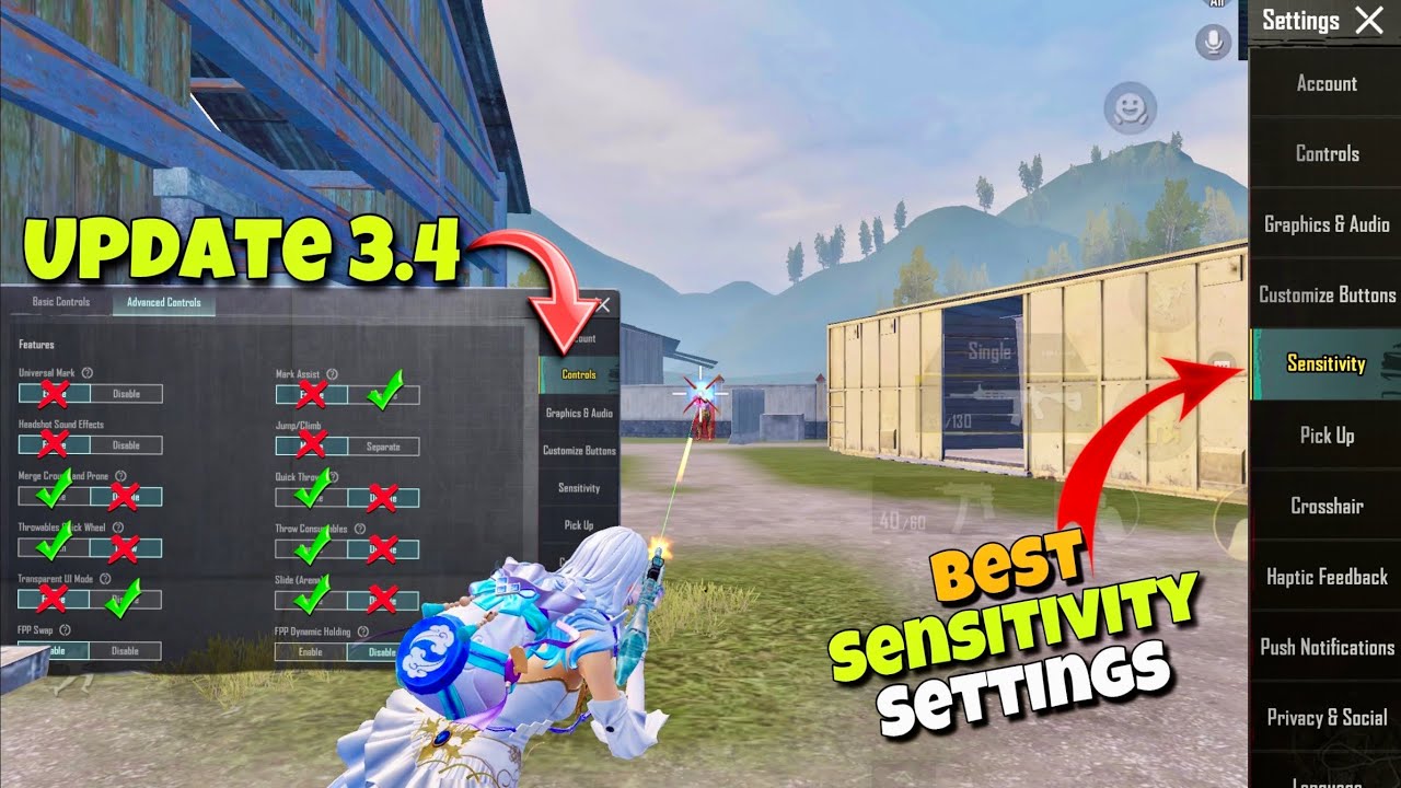 World Best Control & Sensitivity ✅ For All Devices Android And IOS PUBG/BGMI 🔥 GB ALPHA PART ||