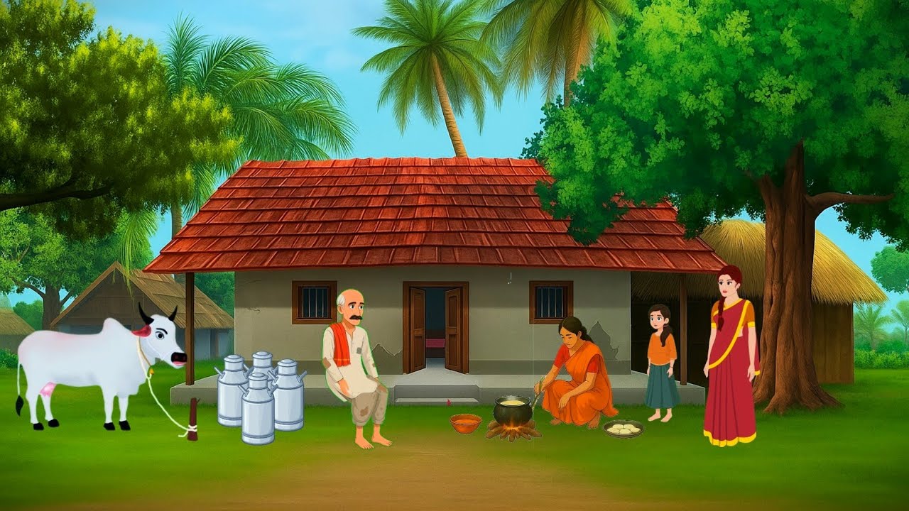 ईमानदार दूधवाला | Imandar Dudhwala Hindi Kahani | Cartoon Story | Hindi Kahaniya | Moral Stories