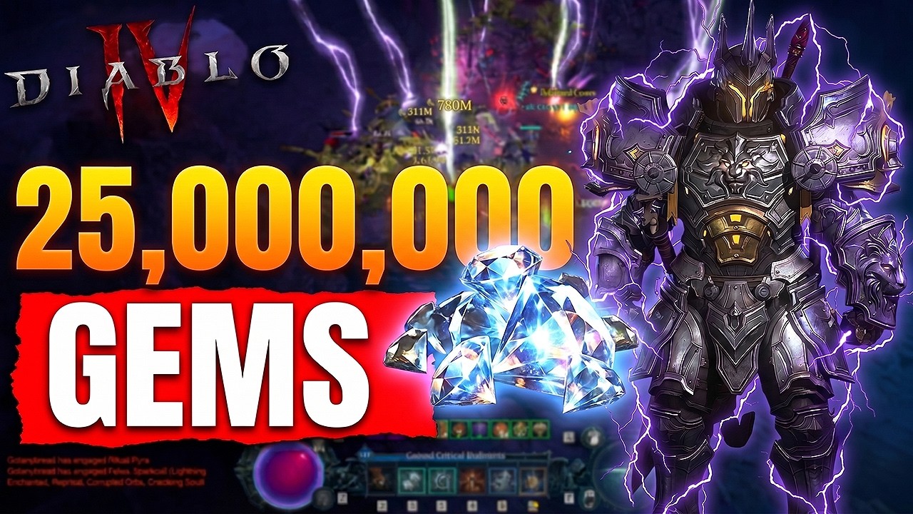 The MOST OVERPOWERED Gem Farm of Season 14! (Millions Fast) | D4: S14