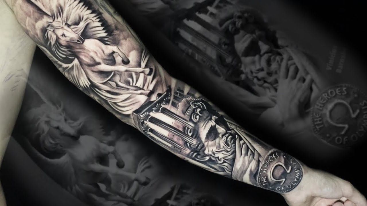 QUE TATTOO LOUCA - FECHAMENTO DE BRAÇO COM ARTE EXCLUSIVA