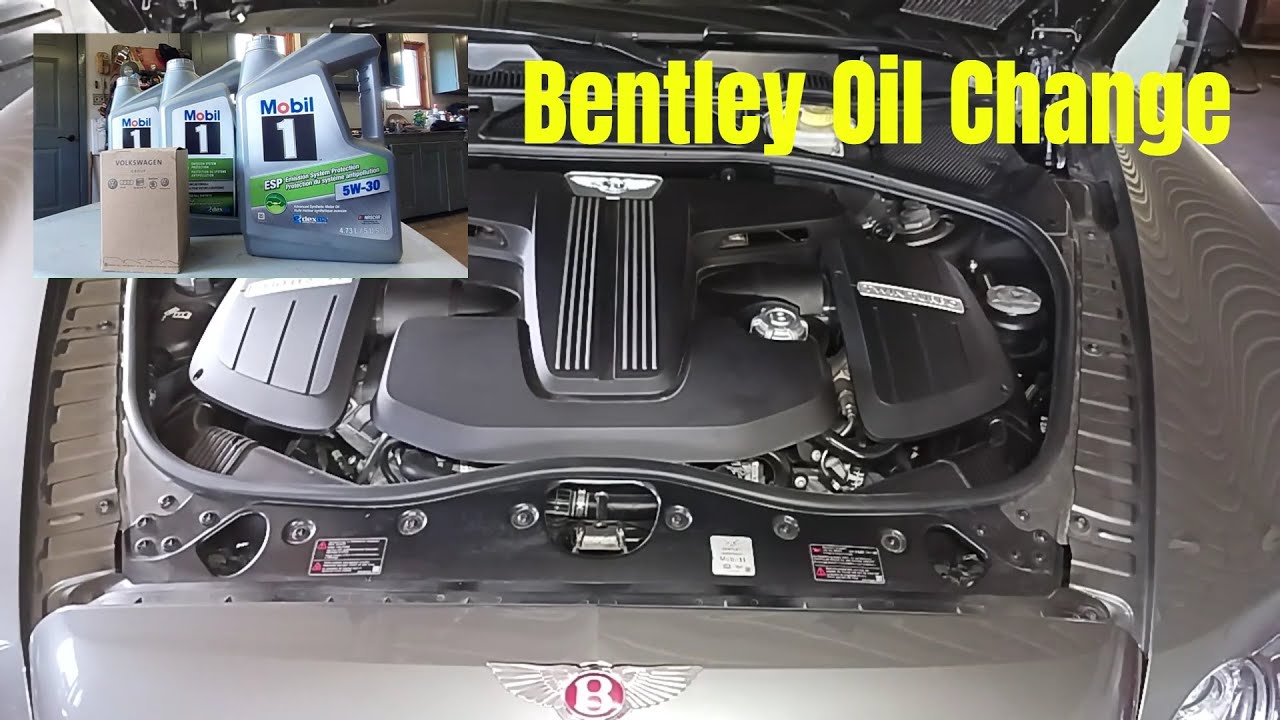 Замена масла в Bentley Flying Spur. Это больше, чем просто замена масла и фильтра!