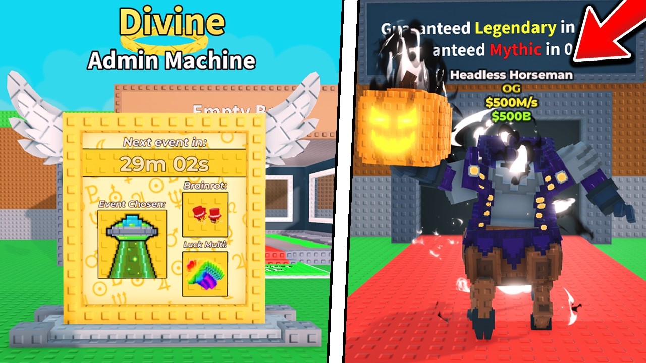 UŻYŁEM DIVINE ADMIN MASZYNY I ZDOBYŁEM... W STEAL A BRAINROT! Roblox