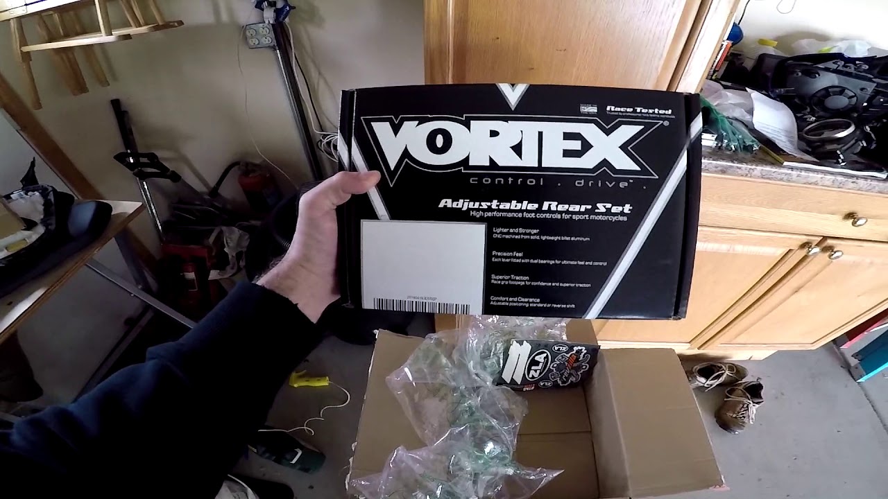 2016 Yamaha R6 Vortex v3 2.0 Rearsets Unboxing