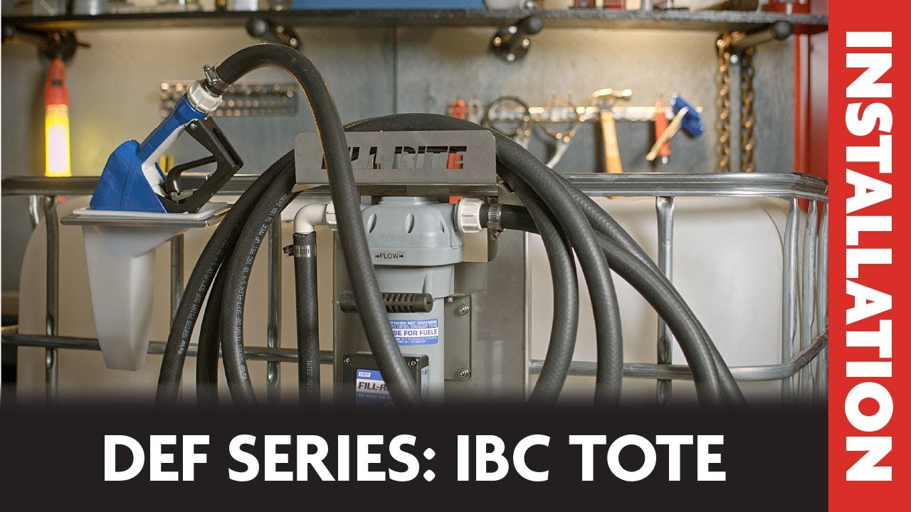 Fill-Rite DEF Series - IBC Tote Installation