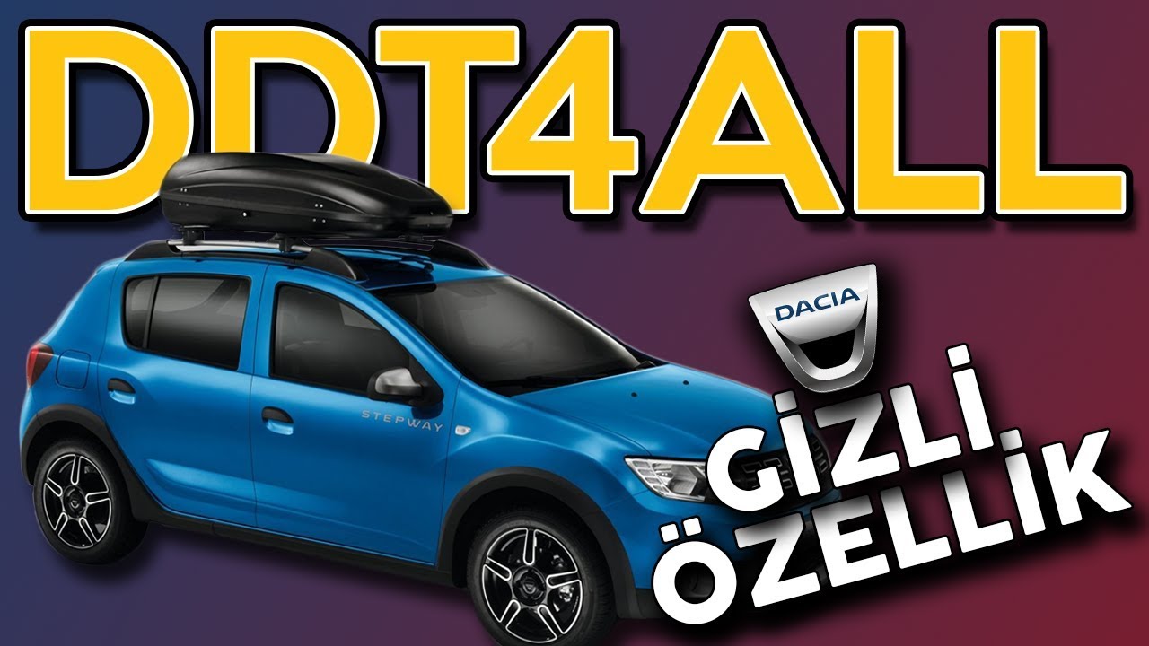 Dacia - Ani Fren Flaşörleri ve Konfor Sinyali Aktivasyonu Nasıl Yapılır? Gizli Özellik - DDT4ALL