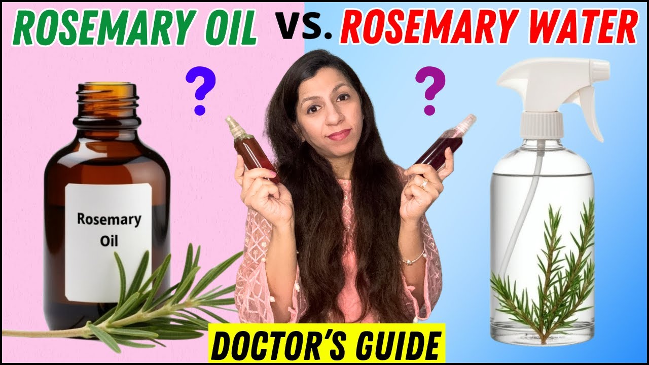 Rosemary Water vs Rosemary Oil Which is BEST for Hair Growth | Dr Madiha Bhayani Rosemary Water