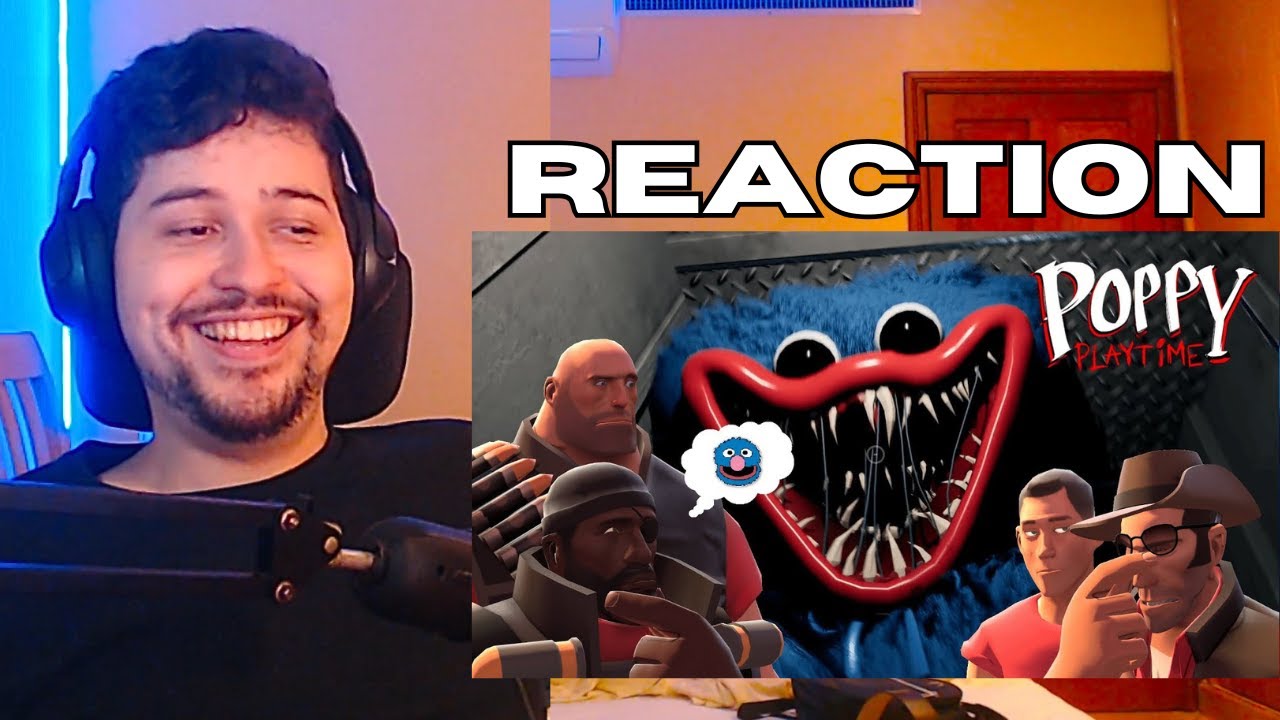 (TF2 AI/SFM) The Mercs Play Poppy Playtime Reaction