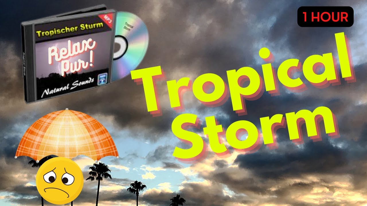 Beautiful Relaxing Music for Stress Relief Tropical Storm
