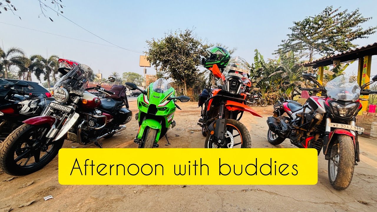 A cusual afternoon ride on highway