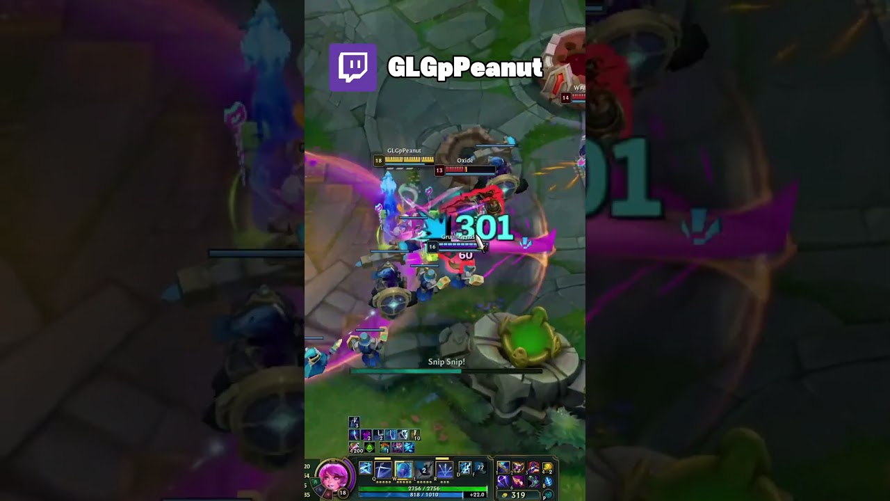 Twitch clips#12 #Glgppeanut #leagueoflegends  #shyvana  #fyp #fypシ゚
