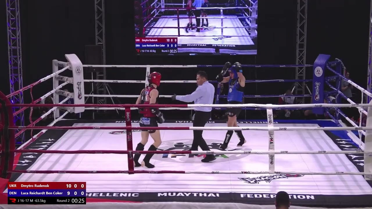 🥊 (UKR) Dmytro Rudenok / (DEN) Luca Reichardt Ben Coker // EMC2025